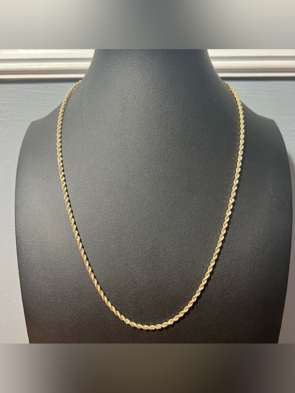 14k Yellow Gold 20” Solid Classic Rope Chain Necklace 10.6 Grams